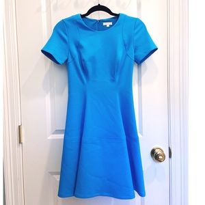 Shoshanna Electric Blue Short Sleeve Dress